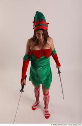 VERONIKA ELF FITGHTING WITH KATANAS